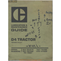 Caterpillar D4 Tractor Lubrication Maintenance Geg00779 01