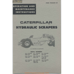 Caterpillar Hydraulic Scrapers Fe034081 03