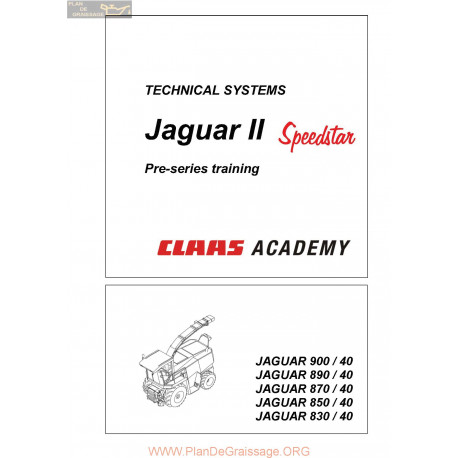Claas Jaguar Ii Speedstar Academy 22854990 0298 768 0 Sys Sys En 144 Technical Systems