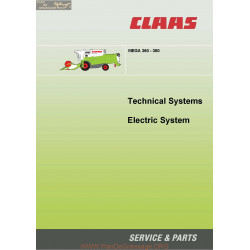 Claas Mega 360 350 22855091 0299 505 1 Sys El En 144 Technical Systems