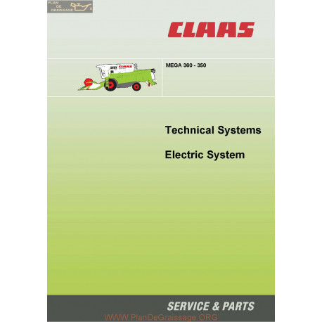Claas Mega 360 350 22855091 0299 505 1 Sys El En 144 Technical Systems