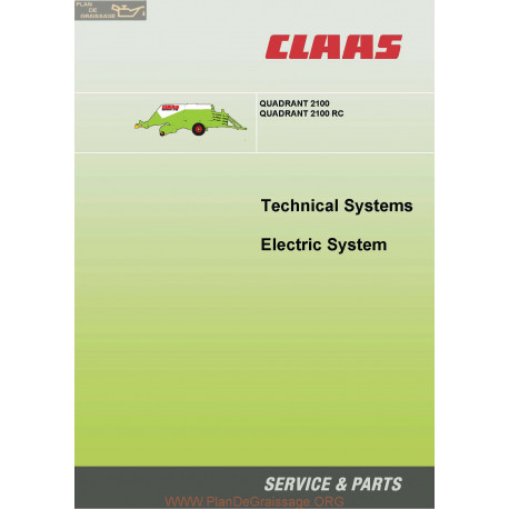 Claas Quadrant 2100 Rc 22855175 0299 962 1 Sys El En 144 Electric System