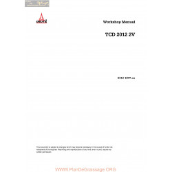 Deutz Tcd 2012 2v Workshop Manual 0312 1977 En
