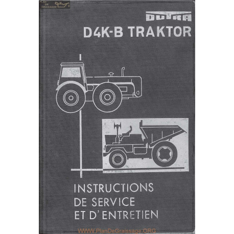 Dutra Dk4b Tractor Manuel Information