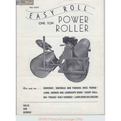 Easy Roll One Ton Power Roller