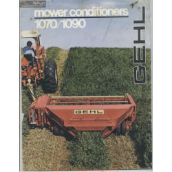 Gehl 1070 And 1090 Mower Conditioner Brochure February 1981