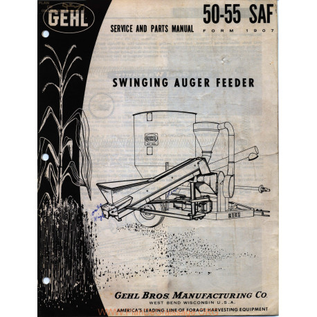 Gehl 50 55 Saf Service Manual