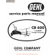 Gehl Cb600 Cylinder Forage Harvester Service Parts Manual