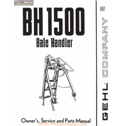 Gehl Model Bh 1500 Bale Handler 901977