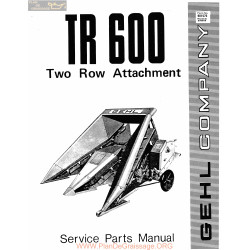 Gehl Tr600 Two Row Attachment 901576