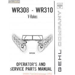 Gehl Wr308 Wr310 V Rake 903468