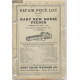 Hart Carter H453 10m 3 27 1 May Repair Price List 1927