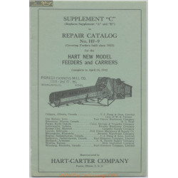 Hart Carter Hf9 15 April Repair Catalog 1942