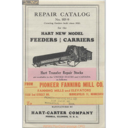 Hart Hf9 Repair Catalog 1923