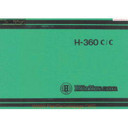Huerlimann H 360cc Parts Sec Wat