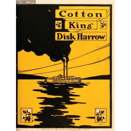International Cotton King Disk Harrow Fiche Information