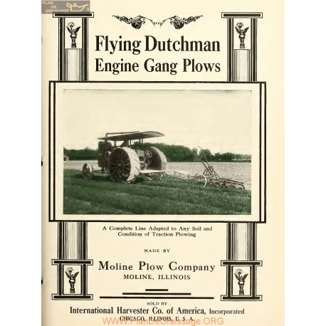 International Flying Dutchman Engine Gang Plows