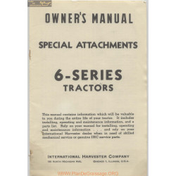 International Ihc 6 Tractors 12 February Owner Manual 1946