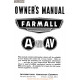 International Ihc Farmall A Owners Manual