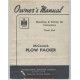 International Ihc Plow Packer 1 August 1957 Owner Manual