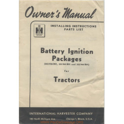 International Ihc Tractor Battery Ignition Packages