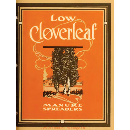 International Low Cloverleaf Manure Spreaders