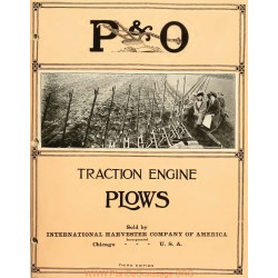 International Po Traction Engine Plows