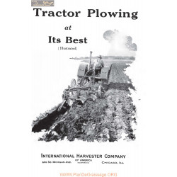 International Tractor Plowing At Its Best