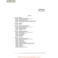 John Deere 2140 Tractor Technical Manual