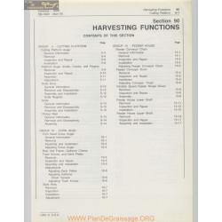 John Deere 4400 Combine Tm 1020 April 1975 Harvesting Functions