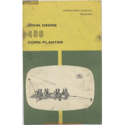 John Deere 490 Corn Planter Operaor Manual 1956 Om B2 856