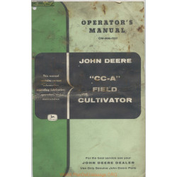 John Deere Cca Field Cultivator Operator Manual 1950 Om M46 1257