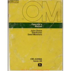 John Deere Electronic Seed Monitors Operators Manual Oma28966
