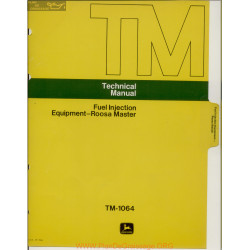 John Deere Fuel Injection Equipment Roos Master Tm1064