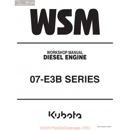 Kutota 07di E3b Manual