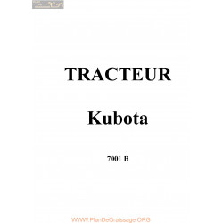 Kutota 7001b Manual