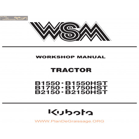 Kutota B1550 B1550hst B1750 B1750hst B2150 B2150hst 97897 10226 Wsm Manual