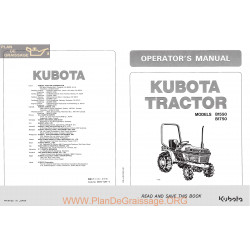 Kutota B1550 B1750 66416 62913 Manual