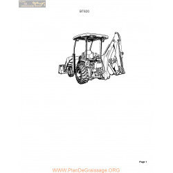 Kutota B26 Bt820 Back Hoe Manual