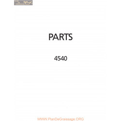 Kutota B4540 Backhoe Manual
