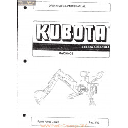 Kutota B4672a Bl4690a Manual