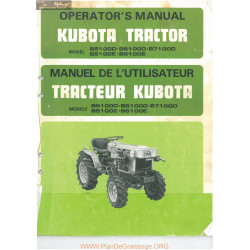 Kutota B5100d B5100e B6100d B6100e B7100d Manual