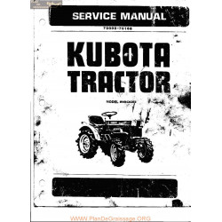 Kutota B6000  Manual