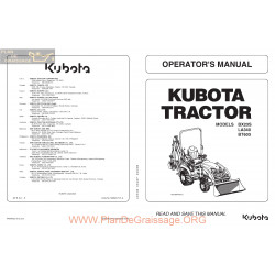 Kutota Bx23s Operators Manual