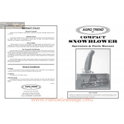 Kutota C 60 Snowblower Manual