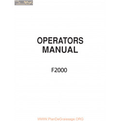 Kutota F2000 Manual