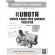 Kutota G3200 To G6200h Operators Manual