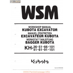 Kutota Kh36 41 51 61 66 91 101 151 Manual