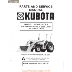 Kutota L1720 And Manual
