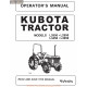 Kutota L2650 3650 Ops Manual